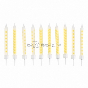 https://old.lemma.lv/10480-thickbox/sveces-dzeltenas-ar-punktinu-un-liklocu-zigzag-rakstu-ar-svecturitiem-6-3-cm-10-gb.jpg