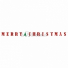 Merry Christmas Papīra virtene 365cm