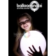 Led gaismu lodīte baloniem, balta