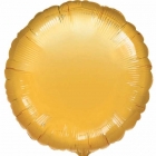 43 cm Folijas balons  ar hēliju apaļš "ZELTS"
