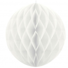 Šūnveida papīra bumba 20 cm balts