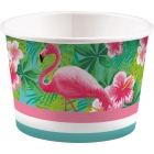 Trauciņi uzkodām, saldējumam, ledum "Flamingo Paradise"  270 ml., 8 gab.
