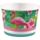 Trauciņi uzkodām, saldējumam, ledum "Flamingo Paradise"  270 ml., 8 gab.