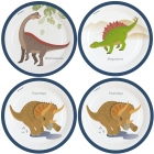 Šķīvīši "Laimīgs Dinozaurs" 23 cm., 8 gab.