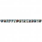 Burtu baneris “Blaze Happy Birthday” 182 x 5 cm