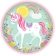 8 Šķīvīši Magical Unicorn  23 cm 