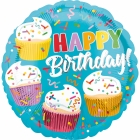 Standard "Cupcake Fun﻿" foil baloniņš 43 cm﻿
