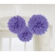 POM PON - zīdpapīra piekaramās dekorācijas﻿, 40.6cm, purpura﻿ krāsa, 3.gab. iepakojumā.