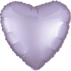 Sirds formas folijas balons "Satin Luxe  CERIŅKRĀSA", iepakots, 43cm