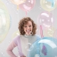 Balons CRYSTAL CLEARZ©, Apaļš, caurspīdīgs gaiši dzeltens balons. Izmērs 45+ cm.