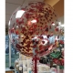 Apaļš caurspīdigs bezkrāsains balons Crystal Clearz©, Izmērs 56 cm, piepūšams ar hēliju vai gaisu
