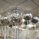 Apaļš caurspīdigs gaiši dzeltens hēlija balons Crystal Clearz©, Izmērs 56 cm, piepūšams ar hēliju vai gaisu