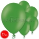 10.5"/27cm  lateksa balons, pastels, zaļš,  15 gab.