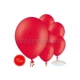 27cm  lateksa balons ar hēliu un hi-float, pasteļā krāsa , assortiments,  1 gab. 