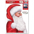 Santa Driver Car Cling
