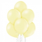 12"/30cm lateksa baloni Pastelis Lemon Dzeltens 6 gab.