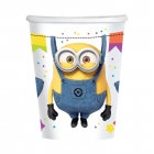 Papīra glāzes "Minjoni", 250 ml, 8 gab. 