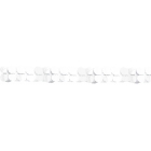 Papīra virtene, balta, 17cm x 3,60m 