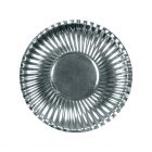 Sudraba šķīvji, 18 cm, 10 gab., papīrs