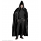 BLACK HOODED CAPE - 142 cm 