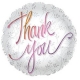 Folija balons “Thank You”, rokraksta fonts”, 48 cm, S40