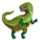 Folija balons Dinozaurs T-Rex, 84 cm x 83 cm, liela fugūra, F1 