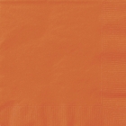 Galda salvetes, oranžas, 2 slāņi, 33x33 cm, 20 gab.