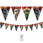 Vimpeļu virtene "Lego® Ninjago", 2,9 m, 9 karodziņi