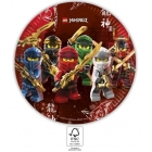 Šķīvji "Lego® Ninjago" 23 cm, 8 gab.