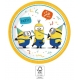 Šķīvji "Minions Movie" 23 cm, 8 gab.