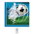 Salvetes 'Futbols' 33x33 cm, 20 gab.