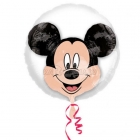 Balons balonā "Pelīte Mikijs",  pvc caurspīdigs hēlija balons, izmērs 60 cm