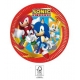 Šķīvji 'Ezis Sonic' 23 cm, 8 gab.
