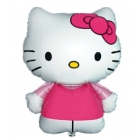 Folija balons “Hello Kitty, rozā”, liela figūra 67 x 49 cm, FM2