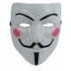 Anonīma (Anonymous) maska, balta
