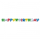 Burtu virtene HAPPY BIRTHDAY, 1.40 m x 12 cm
