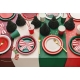 Paper Plates, dark red, 18 cm: 1pkt/6pc. 