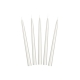 Taper candles, metallic, pearl, 24cm: 1pkt/10pc. 