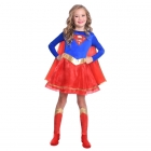 SuperGirl bērnu kostīms meitenēm 4-6/6-8 gadi