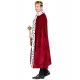 Bordo karaliskais apmetnis 140 cm 