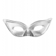 “Papillon” acu maska, sudraba 