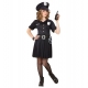 Meitenes policistes kostīms — kleita, josta, cepure, izmēri 128/140 cm