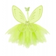 Zaļā “Maģiskā feja” (tutu, spārni, nūjiņa) 