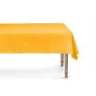 Galdauts, 137 x 183 cm, gaiši oranžs, atkārtoti lietojama plastmasa — svētku dekorēšanai, galda noformēšanai un ballītēm