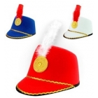 Majorette  cepure , 1 gab., 3 krāsās. zila, sarkana, balta